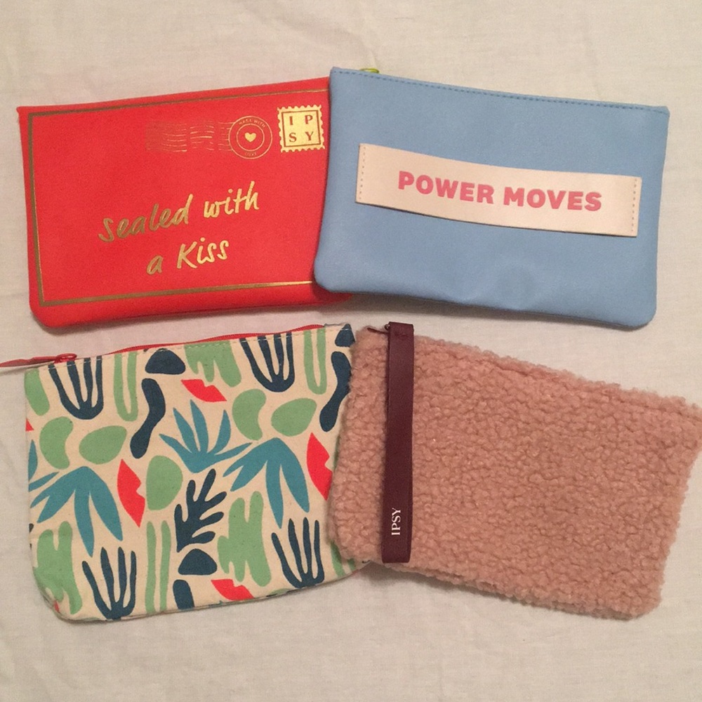 Set of 4 ipsy bags